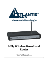 Atlantis Land I-Fly Wireless Broadband Router A02-WR-54G User manual