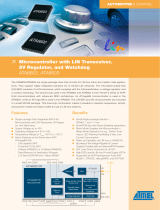 Atmel Microcontroller with LIN Transceiver ATA6602 User manual