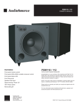 AudioSource AudioSource Home Audio Powered Subwoofer User manual