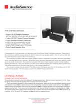 AudioSource LS130C User manual