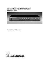 Audio-Technica SmartMixer AT-MX351 User manual