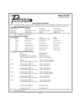 Audiovox Prestige Platinum APS 600 User manual