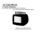 Audiovox AVT-597 User manual