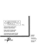 Prestige Cassette Player User manual