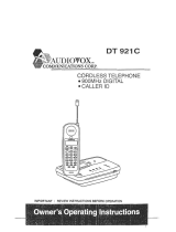 Audiovox DT921C User manual