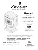 Avalon Stoves Avanti PS User manual