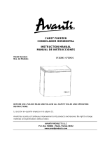 Avanti CF1526E User manual