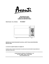 Avanti MO1400SST User manual