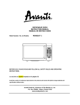 Avanti MO902SST-1 User manual