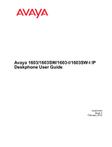 Avaya 1603-I User manual