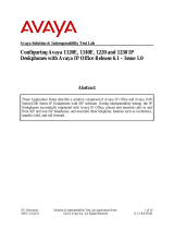 Avaya 1230 IP User manual