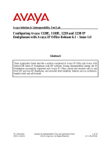 Avaya 1220 User manual