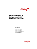 Avaya 1200 User manual