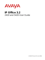 Avaya IP OFFICE 3.2 5420 User manual