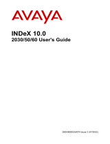 Avaya 2030 User manual