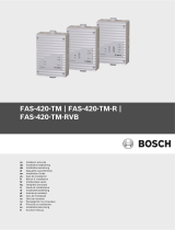 Bosch Appliances FAS-420-TM-RVB User manual