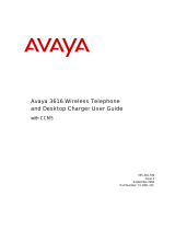 Avaya 3616 User manual