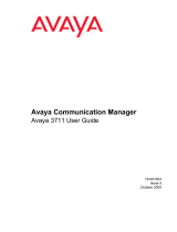 Avaya 3711 User manual