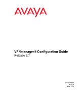 Avaya 3.7 User manual