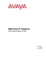 Avaya 4600 User manual