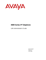 Avaya 4600 Series User manual
