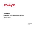 Avaya 518-456-161 User manual