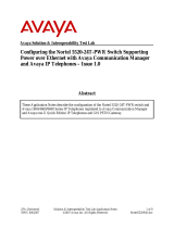 Avaya 5520-24T-PWR User manual