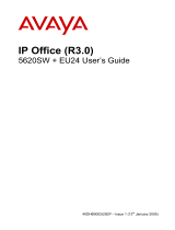 Avaya 5620SW + EU24 User manual