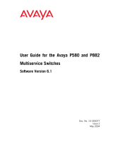 Avaya 882 User manual