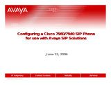 Avaya 7940 User manual
