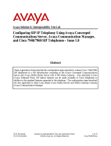 Avaya 7940 User manual