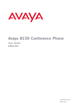Avaya B159 User manual
