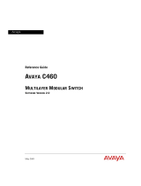 Avaya C460 User manual