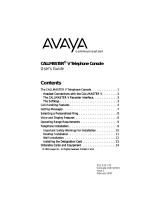 Avaya CALLMASTER V User manual