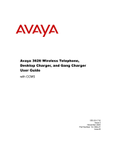 Avaya Desktop Charger User manual