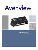 Avenview DVI-GS3 Series User manual
