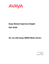 Avaya S8500 User manual