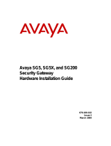 Avaya SG5 User manual