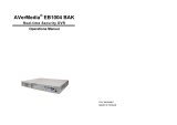 AVerMedia Technologies EB1004 BAK User manual