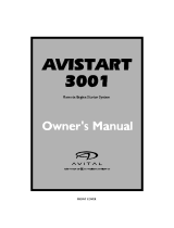 Avital 3001 User manual