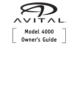 Avital 4000XL User manual