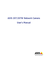 Axis Communications 207/207W User manual