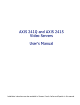 Axis Communications 241Q Blade User manual