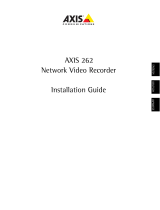 Axis Communications 262 User manual