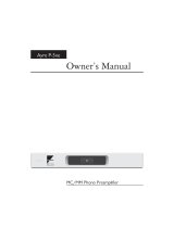 Ayre P-5XE User manual