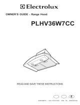 Electrolux PLHV36W7CC User manual