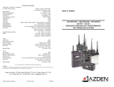 Azden Enhanced Broadcast Performance UHF Wireless System User manual