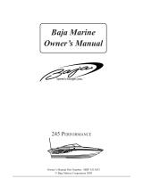 Baja Performance 245 User manual