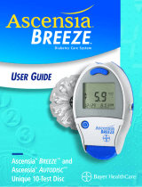 Bayer HealthCare Ascensia BREEZE and Ascensia AUTODISCTM Unique 10-Test Disc User manual