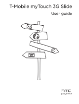 HTC myTouch 3G Slide User manual